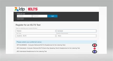 idp ielts login|ielts online idp.